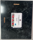 Dennis Smith Autographed 8x10 Photo Inscribed "ROF 01" with Plaque JSA COA