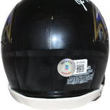 Jonathan Ogden Signed Baltimore Ravens Spd Mini Helmet Beckett 42281