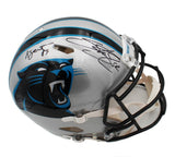 Steve Smith Sr Signed Panthers Speed Authentic Helmet with "Agent 89" Insc