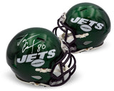 Wayne Chrebet Autographed New York Jets Football Mini Helmet JSA Witness