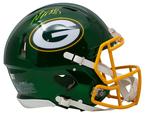 Davante Adams Signed Packers Full Size Speed Authentic Flash Helmet BAS