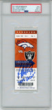 Von Miller Signed 9/12/2011 Ticket w/NFL Debut Grade 9 PSA 10 Slab 34356