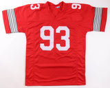 Will Smith Signed Ohio State Buckeyes Jersey (Beckett) Super Bowl XLIV Champ /DE