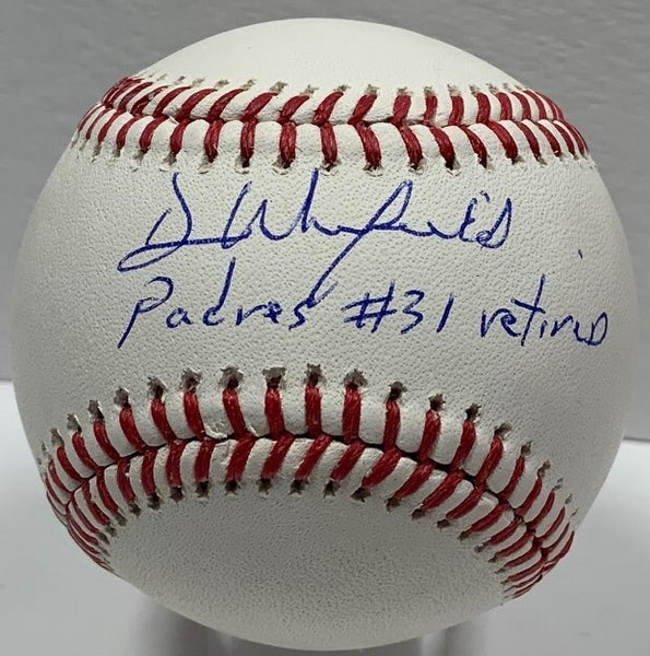 DAVE WINFIELD Signed Official MLB Baseball AUTO w/ "Padres #31 Retired" - JSA