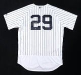 Brandon Drury Signed New York Yankees Majestic Pinstriped Home Jersey (Steiner)