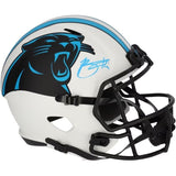 Bryce Young Autographed Panthers Full Size Lunar Eclipse Speed Helmet Fanatics