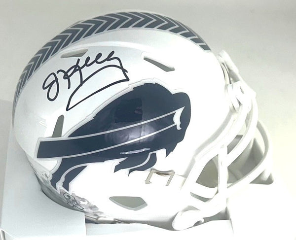 Bills Hall of Famer JIM KELLY Signed Riddell 2024 SALUTE Mini Helmet AUTO - BAS