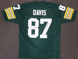 Green Bay Packers Willie Davis Auto Green Jersey HOF 81 & SB I II Champs PSA/DNA
