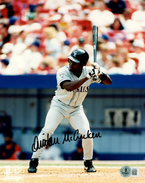 Quinton McCracken Autographed/Signed Colorado Rockies 8x10 Photo Beckett 57611