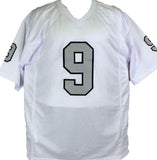 Shane Lechler Autographed White Pro Style Jersey- Beckett W Hologram *Black