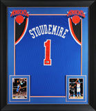 Amar'e Stoudemire Authentic Signed Blue Pro Style Framed Jersey BAS Witnessed