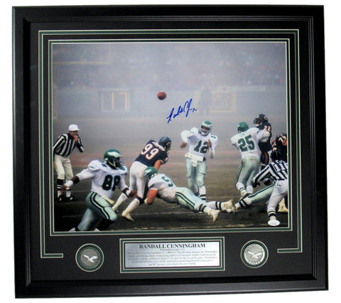 Randall Cunningham Autographed 16x20 Photo Fog Bowl Eagles Beckett 164025