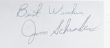 Jim Schrader Eagles Redskins Notre Dame RARE Signed 8x10 Photo JSA 156984