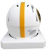 George Pickens Autographed Mini Lunar Helmet Pittsburgh Steelers JSA 183121