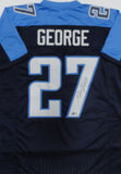 Titans EDDIE GEORGE Signed Custom Replica Tennessee Jersey AUTO - BAS