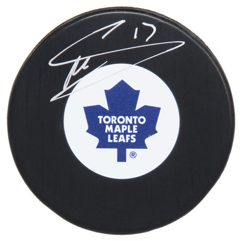 Mats Sundin Signed Maple Leafs Logo Hockey Puck - SCHWARTZ