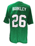 Saquon Barkley Signed/Autographed Kelly Nike Football Jersey Eagles PSA 192798