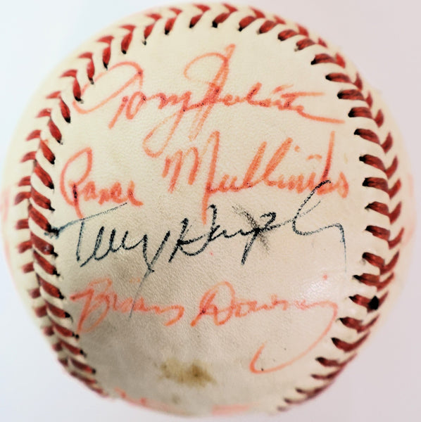 1978 California Angels Team Autographed Baseball -- 19 Signatures | JSA LOA