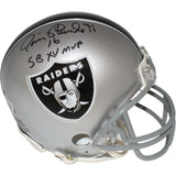 Jim Plunkett Autographed Las Vegas Raiders VSR4 Mini Helmet w/insc BAS 40059