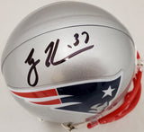 RODNEY HARRISON AUTOGRAPHED SIGNED PATRIOTS SILVER MINI HELMET BECKETT QR 193939