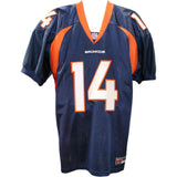 Brian Griese Signed Denver Broncos Nike 52 Blue Jersey Beckett 45070