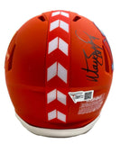 MATTHEW STAFFORD Autographed Rams Super Bowl LVI Mini Speed Helmet FANATICS