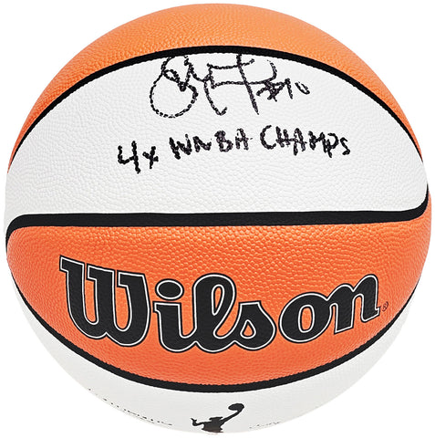 SUE BIRD AUTOGRAPHED WHITE PANEL BASKETBALL STORM 4X WNBA CHAMPS BECKETT 214844