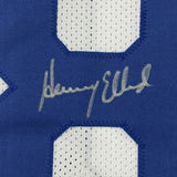 FRAMED Autographed/Signed HENRY ELLARD 33x42 Los Angeles White Jersey JSA COA