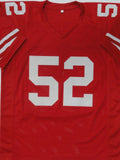 49ers PATRICK WILLIS Signed Custom Replica San Francisco Jersey AUTO - BAS