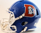Randy Gradishar Autographed/4 Inscriptions Broncos "D" Full-Size Replica Helmet