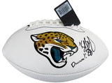 Kyle Brady Signed/Inscribed Jacksonville Jaguars Logo Football JSA 208058