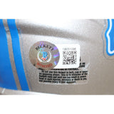 Calvin Johnson Autographed/Signed Detroit Lions Mini Helmet Beckett 44102