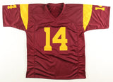 Sam Darnold Signed USC Trojans Jersey (Beckett) Seahawks Super Bowl LX Champ Q.B