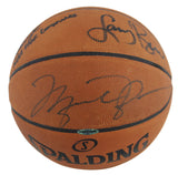 NBA HOF Legends (3) Jordan, Bird & Johnson Signed NBA Basketball BAS #A39837