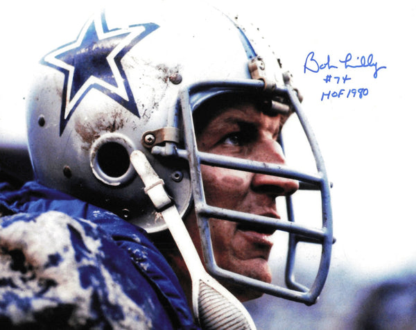 Bob Lilly Autographed Signed 8x10 Photo Dallas Cowboys SKU #245886