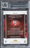 49ers Joe Montana Signed 2023 Panini Origins RTTH #27 Card Auto 10! BAS Slabbed