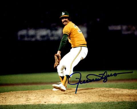 Athletics Hall of Famer ROLLIE FINGERS Signed 8x10 Photo #5 AUTO ~ 1981 MVP & CY