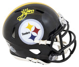 Steelers Jack Sawyer Authentic Signed Speed Mini Helmet W/ Case BAS Witnessed