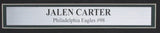 Jalen Carter Signed/Auto 16x20 Photo Philadelphia Eagles Framed PSA/DNA 193918