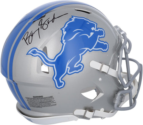 Barry Sanders Detroit Lions Autographed Riddell Speed Authentic Helmet