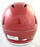 Adrian Peterson Autographed Oklahoma Sooners F/S Speed Helmet - Beckett W