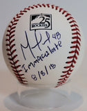 German Marquez Autographed 'Rockies 25' Baseball Inscribed "Immaculate 8/8/18"