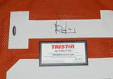 VINCE YOUNG AUTOGRAPHED SIGNED TEXAS LONGHORNS #10 STAT JERSEY TRISTAR
