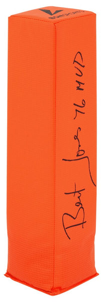 Bert Jones Signed Orange Football Endzone Pylon w/76 MVP - (SCHWARTZ COA)