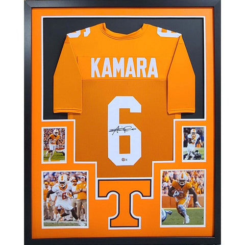 Alvin Kamara Autographed Signed Framed Tennessee Jersey BECKETT