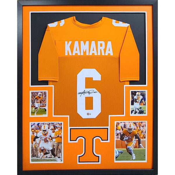 Alvin Kamara Autographed Signed Framed Tennessee Jersey BECKETT