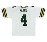 Brett Favre Signed Green Bay Packers Mitchell & Ness Legacy White NFL XL Jersey