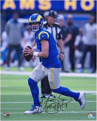 Matthew Stafford Los Angeles Rams Signed 16" x 20" Rollout Photo
