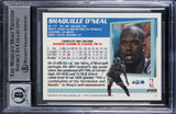 Magic Shaquille O'Neal Signed 1994 Topps #299 Card Auto 10! BAS Slabbed