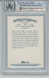 William Shatner Signed 2017 Topps Allen & Ginter 246 10 auto Card Slab BAS 57132